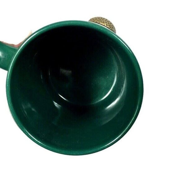 3-D Golf Theme Coffee Mug Cup Green with Aluminum Driver & ball St. Patrick Day - Picture 4 of 8